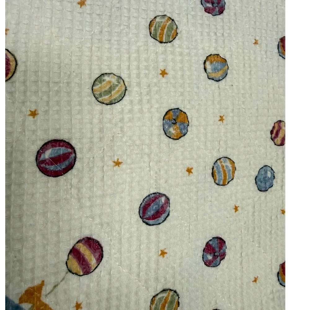 Baby Teddy Bear Waffel Blanket Machine Quilted 34
